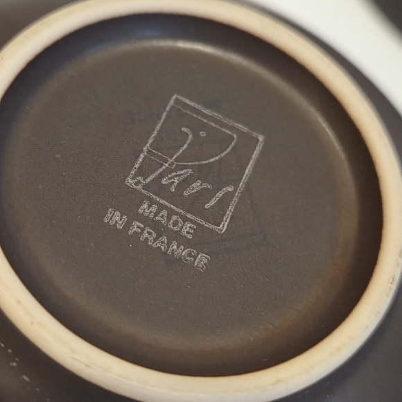 Jars France TOURRON CERISE Cherry Dark Red 5.5” Soup Salad Dessert Bowl Set of 3 - Picture 13 of 14